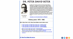 Desktop Screenshot of peterdavidbeter.com
